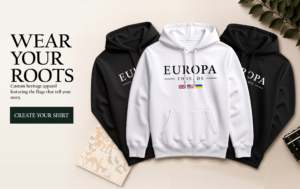 Europa Threads | Heritage Multi-Flag Heavyweight Hoodie