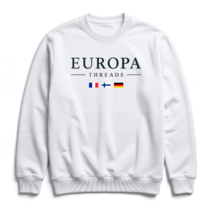 Europa Threads | Heritage Multi-Flag Heavyweight Crewneck