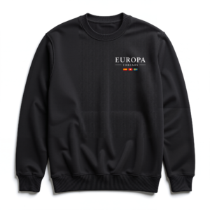 Europa Threads | Heritage Multi-Flag Heavyweight Crewneck Left Chest